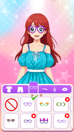 Android application Anime Fashion: Doll Makeover screenshort