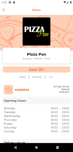 Pizza Pan WS9 Screen 2
