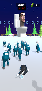 Toilet Monster Survival Games