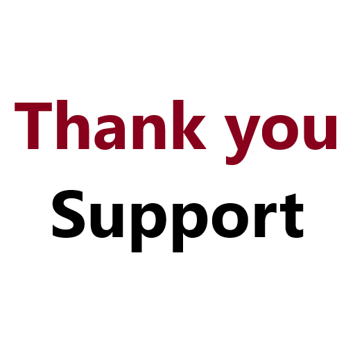 Thank You Message for Support  Icon
