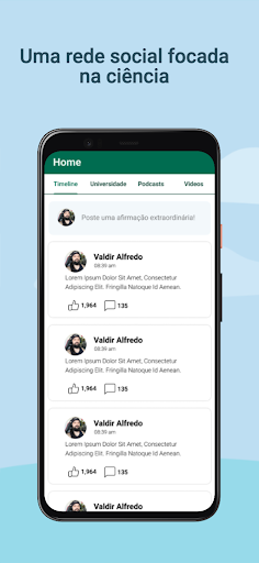 Android application Alunando screenshort