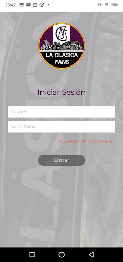 Android application La Clásica Fans Oficial screenshort