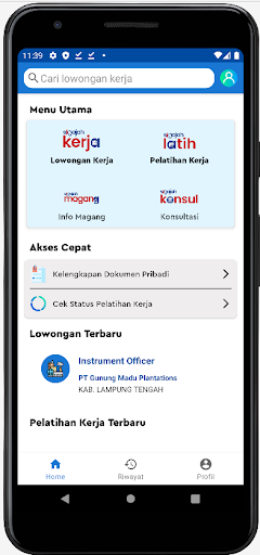 Sigajah Lampung Mobile Screen 2