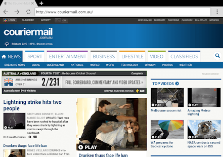 Australia Newspapers Screenshot