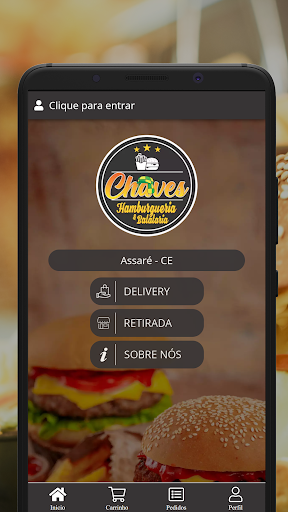 Android application Chaves Burguer screenshort