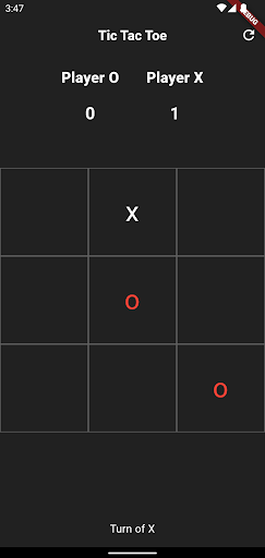 Tic Tac Toe Screen 2