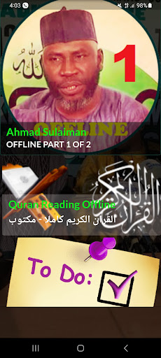 Android application Ahmad Sulaiman offline -1 OF 2 screenshort