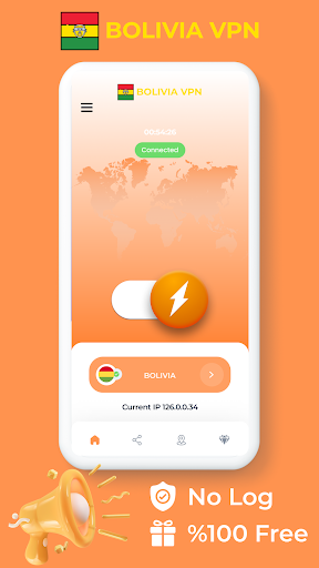 Android application Bolivia VPN - Private Proxy screenshort
