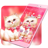 Kitten Pink Rose Theme 2D icon