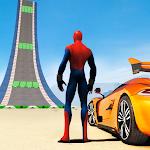 Cover Image of Télécharger Course de cascades de voitures de super-héros 1.0.20 APK