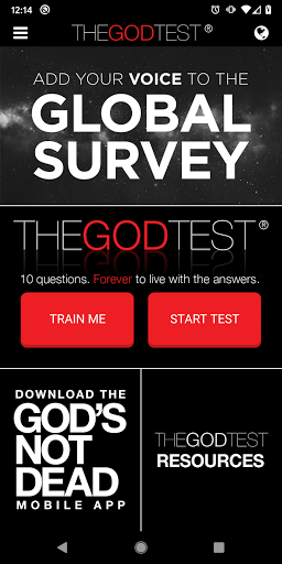 Android application The God Test screenshort