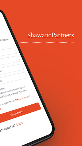 Shaw SMArt Invest App Screen 2