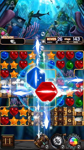Jewel Poseidon : Jewel Match 3 - Puzzle - games