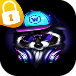 Cover Image of Download Raccoon Passcode Lock Screen  APK