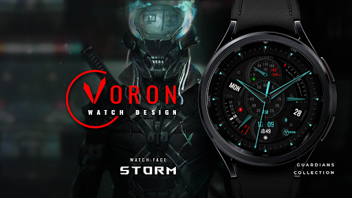 Android application Voron STORM Hybrid Watch Face screenshort