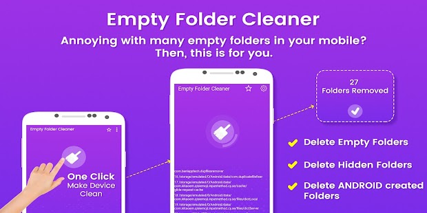 Empty Folder Cleaner - Delete Screenshot