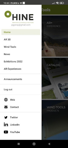 HINE - WIND TOOLS Screen 2
