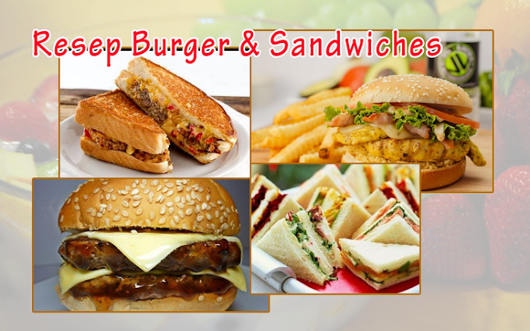 Resep Burger & Resep Sandwich - 1.2.10 - (Android)