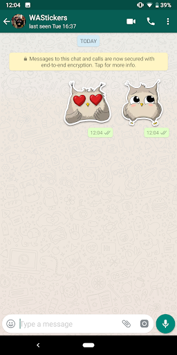 Owl stickers for WhatsApp Screen 3