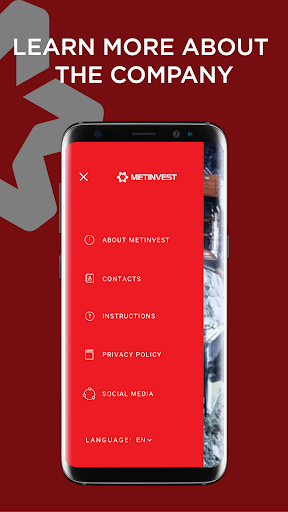 Android application MetinvestAR screenshort