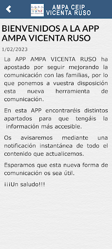 AMPA CEIP Vicenta Ruso Screen 3