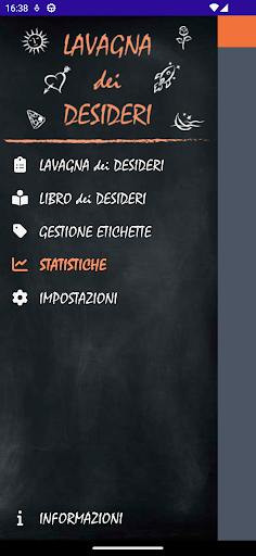 Android application Lavagna dei Desideri screenshort