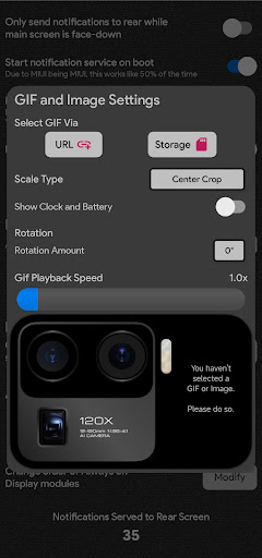 Rear Notifier Mi 11 Ultra