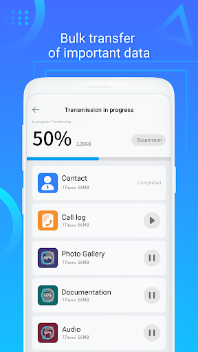 Android application Transfer My Data——Smart Switch screenshort