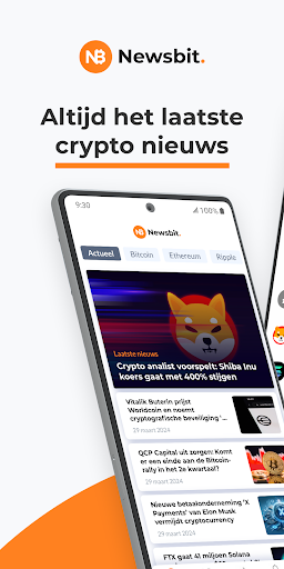 Android application Newsbit | Crypto Nieuws screenshort