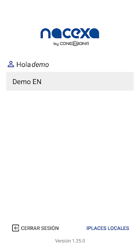 Android application Nacexa screenshort