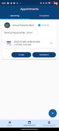 Android application Saint International School screenshort