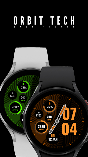 Orbit Tech Watch Face Screen 2