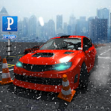 Multi-Level Winter Car Parking icon