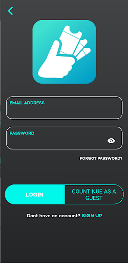 Android application TicketStores screenshort