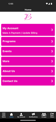 Barbs Centre For Dance Screen 2