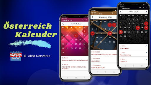 Android application Kalender Österreich Feiertage screenshort