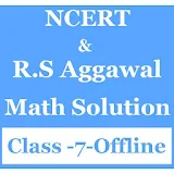 RS Aggarwal Class 7 Math Solution OFFLINE icon