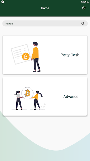 Android application Mango Petty Cash screenshort