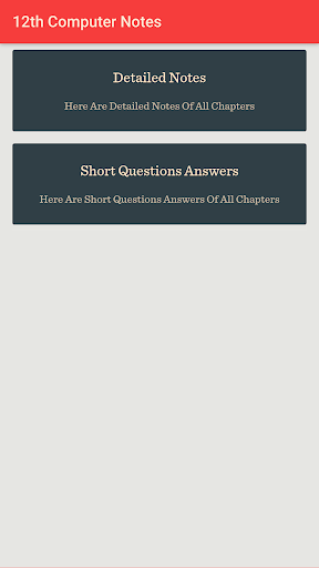 Android application 2nd Year Computer Key Book screenshort