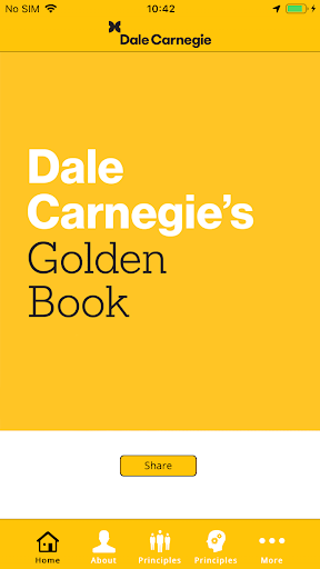 Android application Dale Carnegie Golden Book screenshort