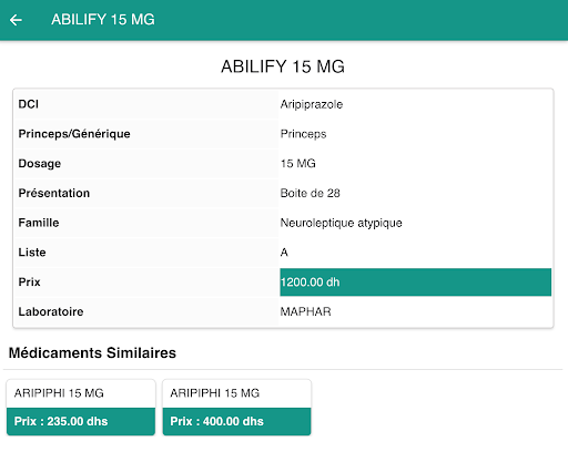 Médicaments du Maroc