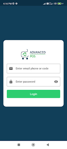 Android application Smart POS screenshort