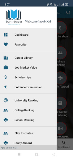 Pathfinder Career Guidance Screen 3