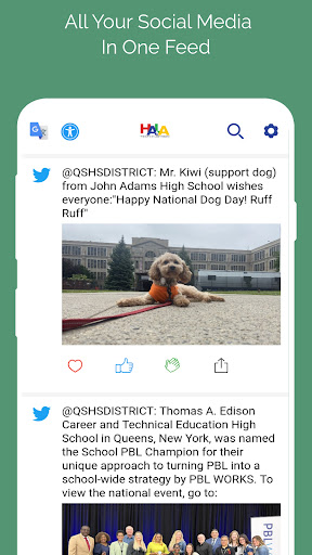 Android application Hillside Arts screenshort
