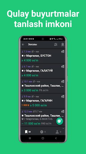 online taxi ( driver ) Screen 3