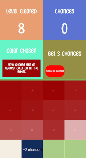 Android application Color Hunter screenshort