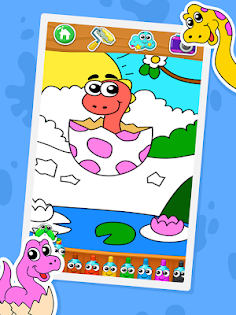 Coloring dinosaurs - Screenshot 3