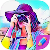 Art Cam Art Editor - cartoon camera,cartoon sketch icon
