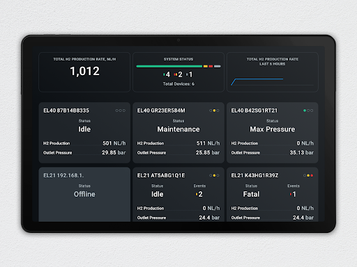 Android application Enapter HMI screenshort