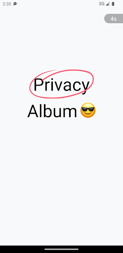 Android application Privacy Album screenshort